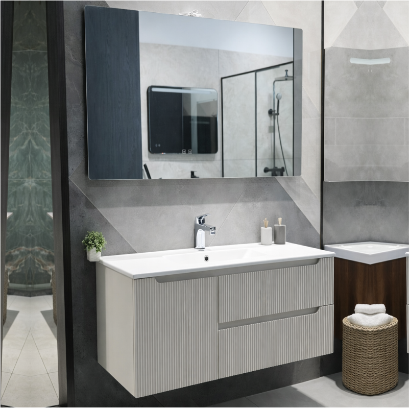 KOMODE GA25308+PASQYRE Anty-Fog 100cm  KREM 2/1