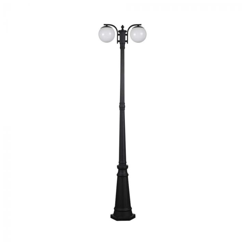 DRIT OBORRI 2*E27-MATT BLACK-OPAL PLASTIC BALL 11828