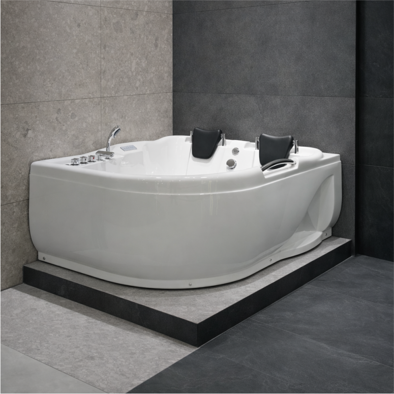 VASKE NATURE ME HIDROMASAZH ME DY MOTORA OLB-807 R (WITHAIRBUBBLE)