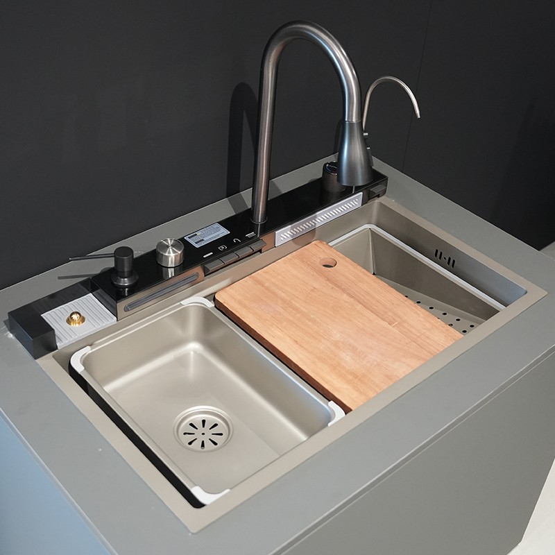 LAVAMAN PER KUZHINE ME FUNKSIONE GREY 75*46 (201)