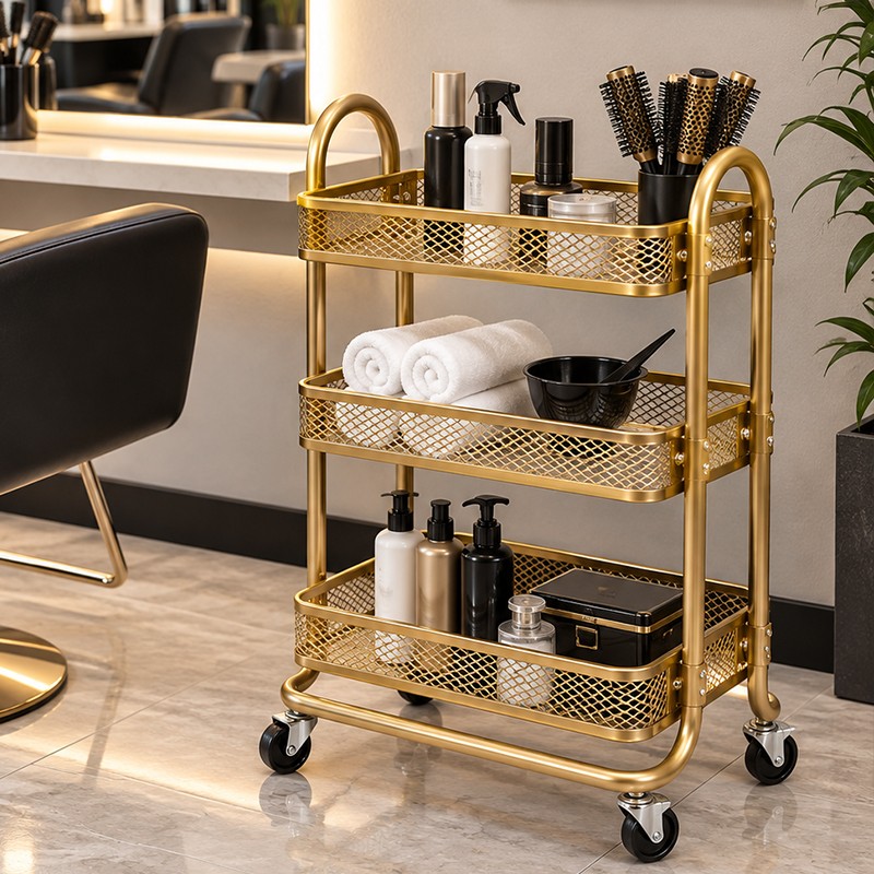 KARROCE PROFESIONALE WL-T301 46X34X79CM GOLD