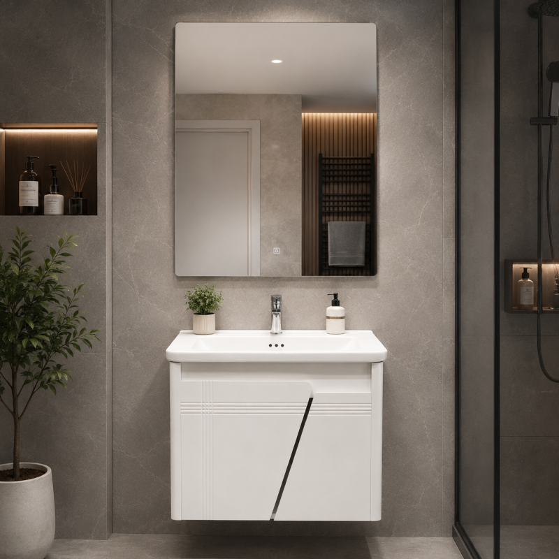 KOMODE CZ 03 80CM 3/1 WHITE