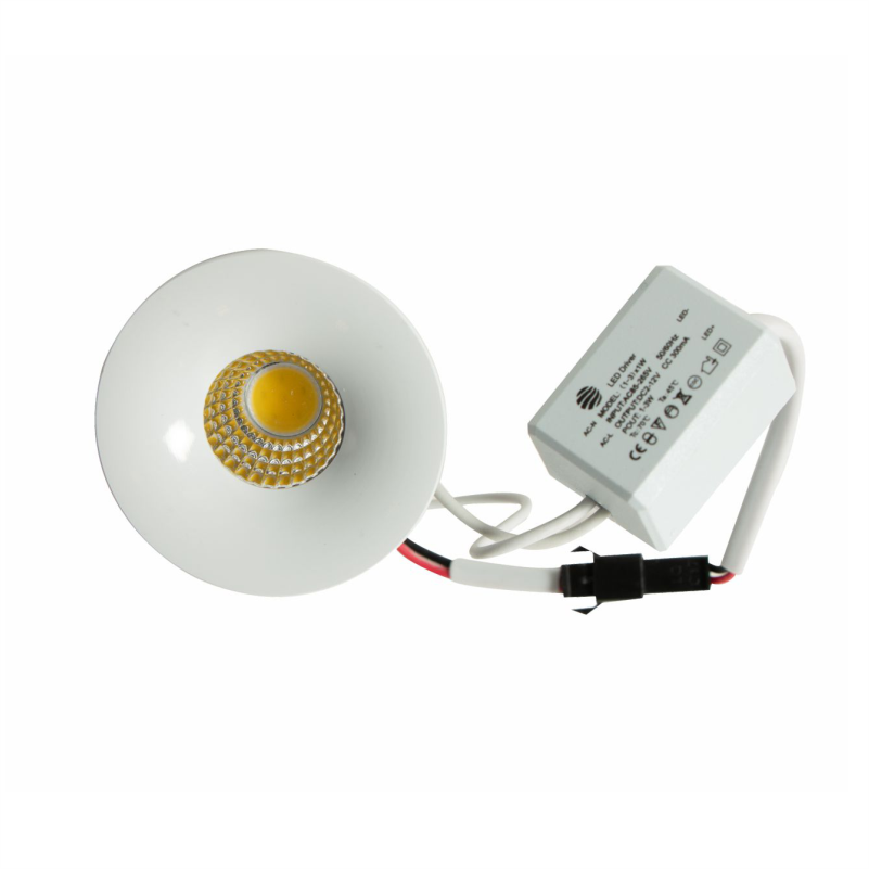 LED SPOT 1W PT-2012 4000K  WH