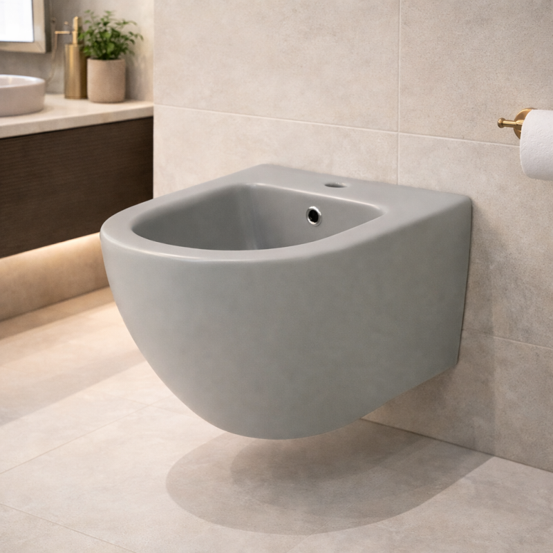 BIDE TURA MURI MATT LIGHT GREY GX15001 RND