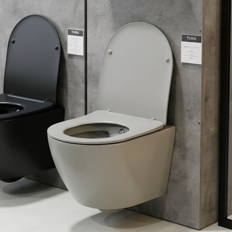 SHOLE TURA MONTIM MURI+ KAPAK PER SHOLE 15005 MATT LIGHT GREY