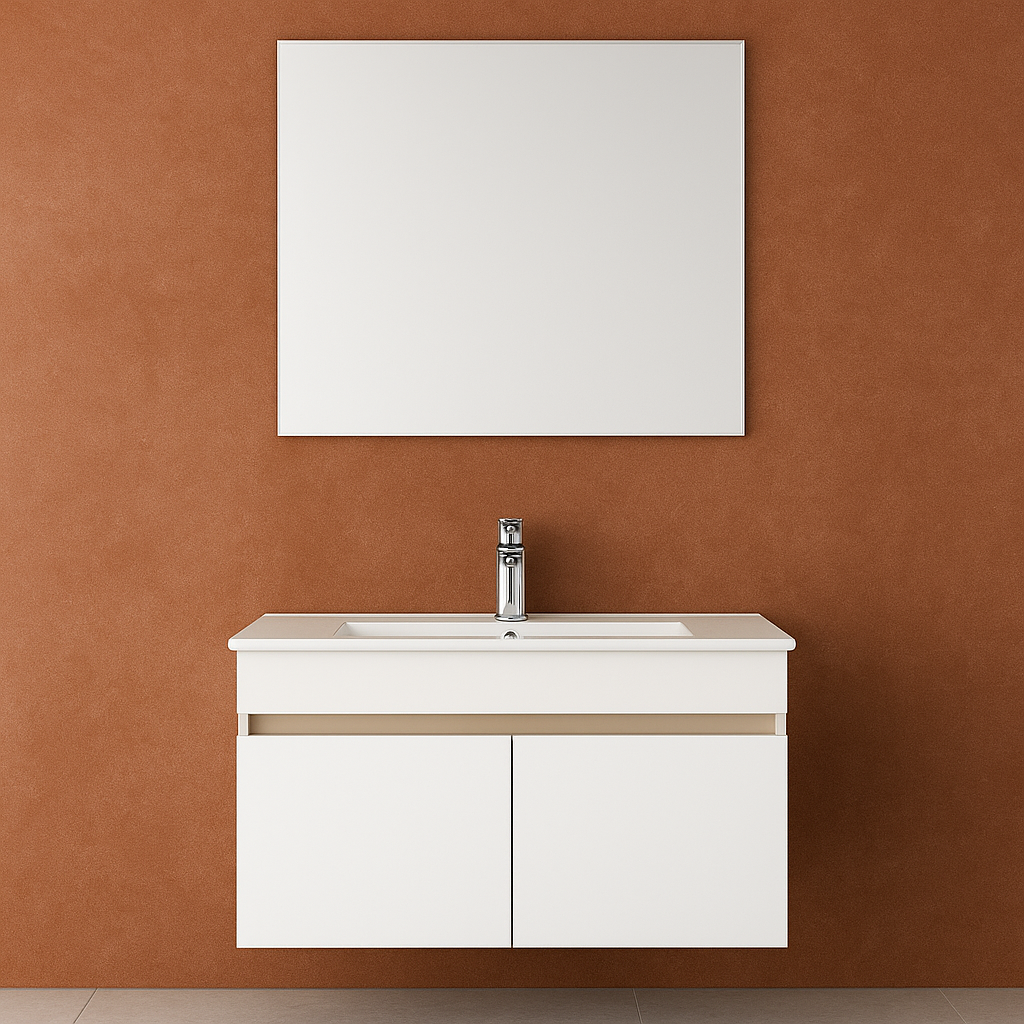 KOMODE PER BANJO GO-1125BF WHITE/GREY 80CM 1/1