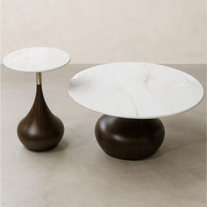 SET TAVOLINA DITE MARBLE