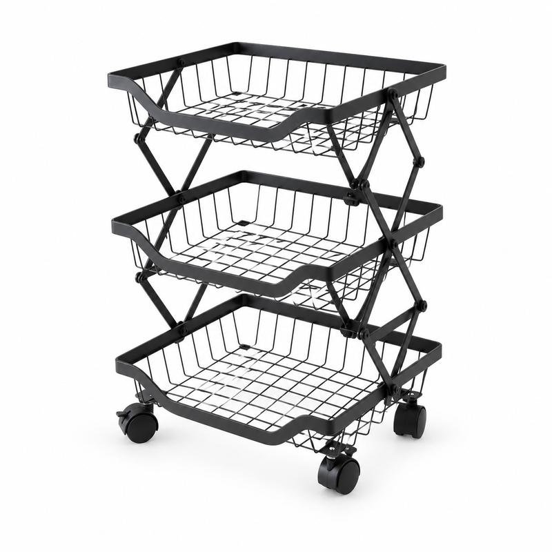 ORGANIZUES KUZHINE 55X35X27CM 3" BLACK AG89-3