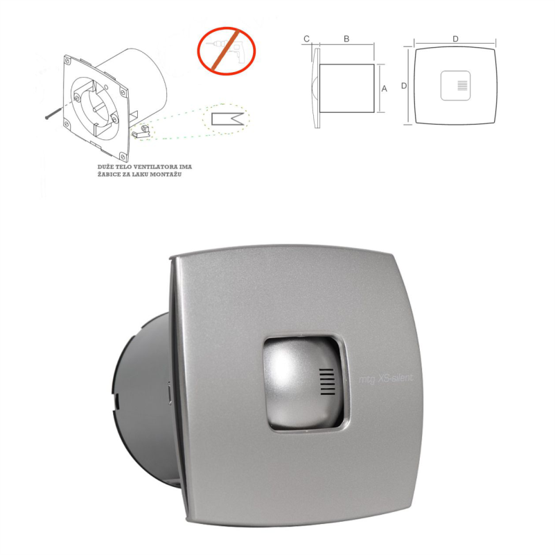 VENTILLATOR MTG A120XS AR 401122/810010