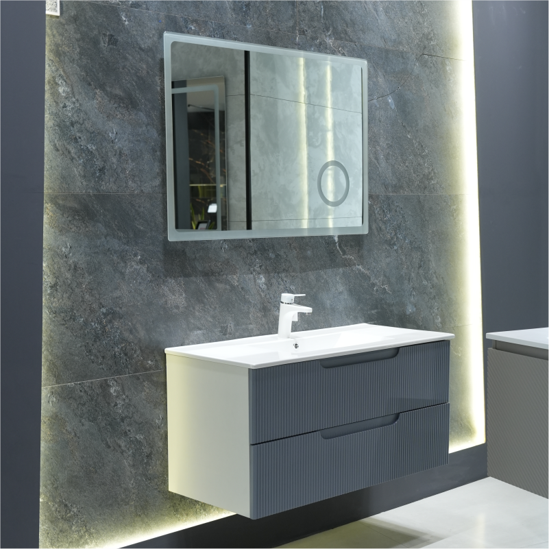 KOMODE PER BANJO HF 100CM GREY 3/1