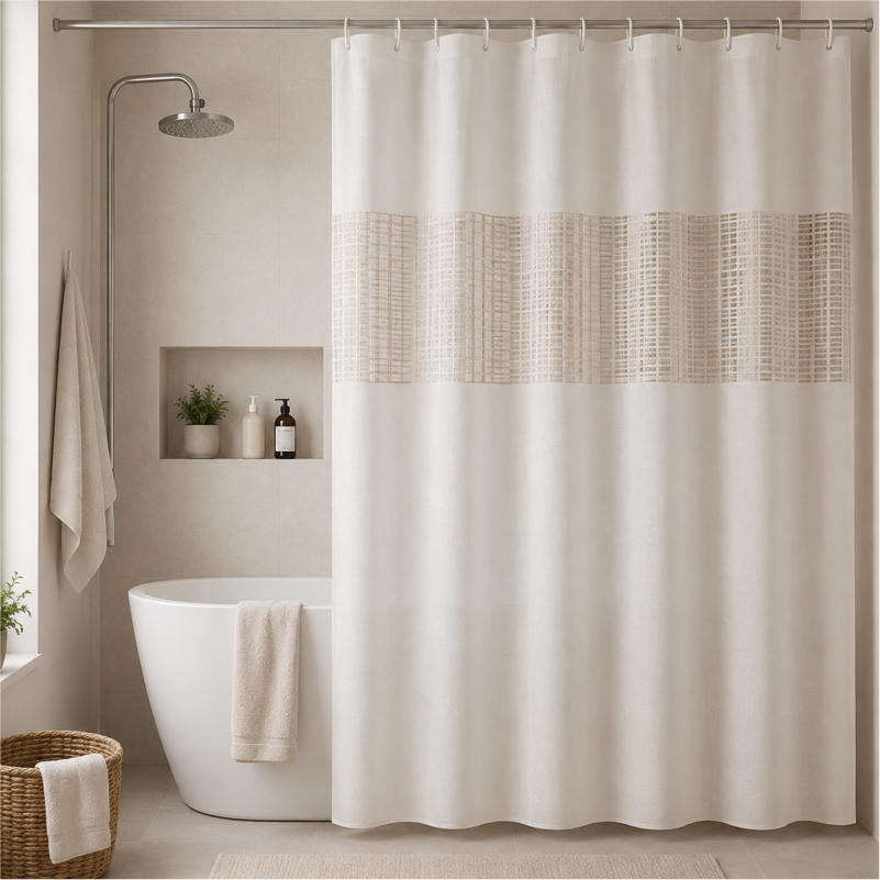 PERDE PER BANJO WHITE 180*200 JS160045 G35-5