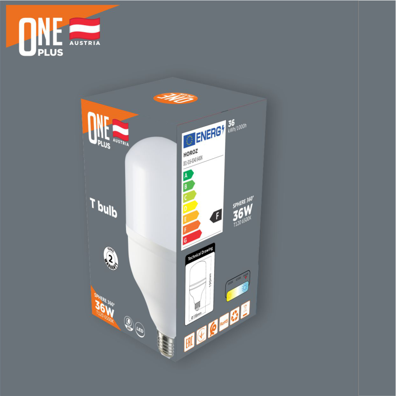 POQ ONE PLUS 48W T140 E27 6500K